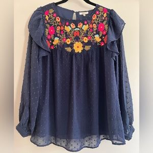 Floral Long Sleeve Blouse